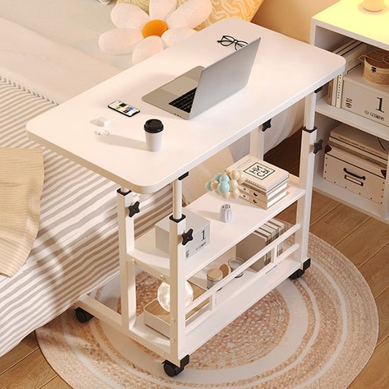 사이드 테이블  더블프레임 1인용 책상 대형 40x80