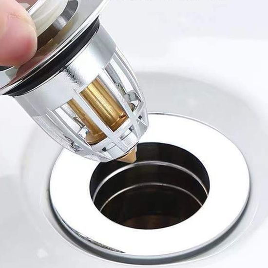 크롬 욕실 하수구 배수구 세면대 트랩 덮개 거름망