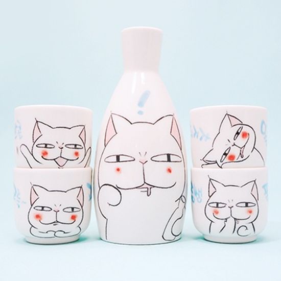 까도냥 4인 주병 SET