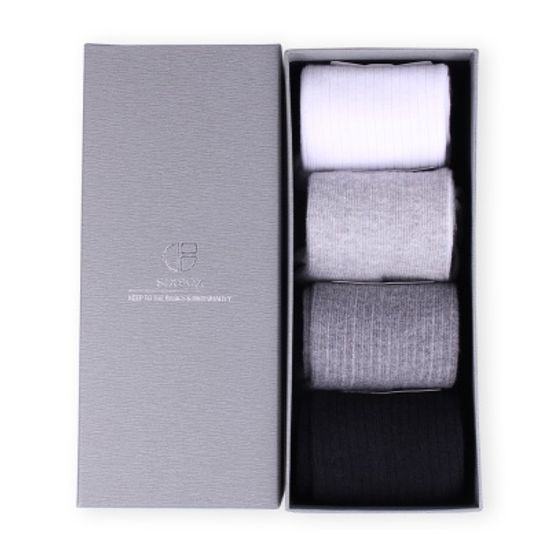 골지포인트 컬러양말 기프트 세트 [GIFT SET] [4개입]