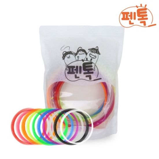 [펜톡] 3D펜 필라멘트 재료 패키지 (PLA, 1.75mm)