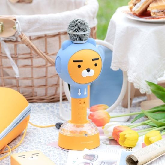 카카오프렌즈 후드라이언 블루투스 마이크 스피커