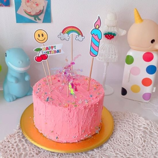 생일 케이크 토퍼(8개 1세트)