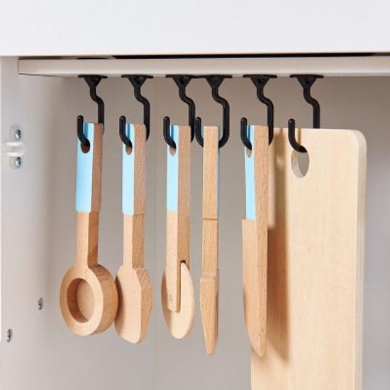 키앤비 물나오는 모더닉 원목 주방놀이 세트