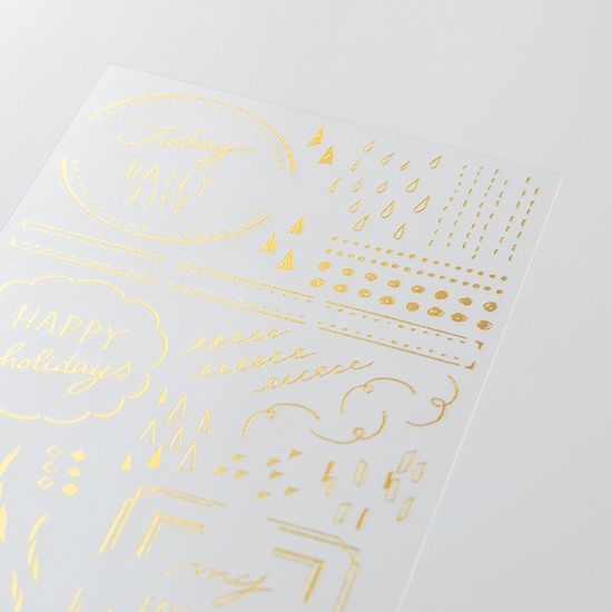 FOIL TRANSFER STICKER - Geometric Patterns