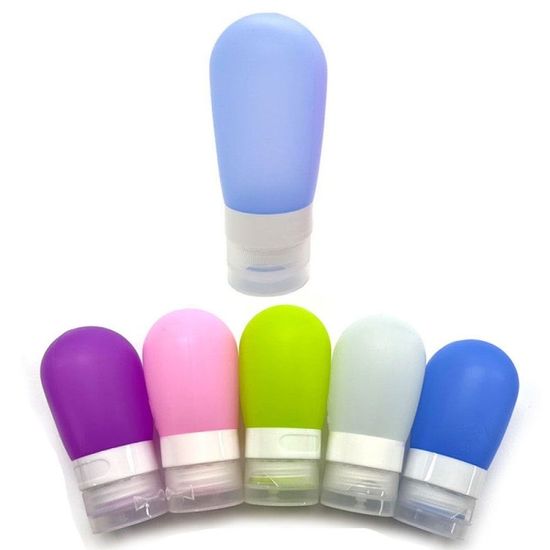 여행용 휴대용 실리콘 원형 공병 튜브용기 80ml[WAC6B