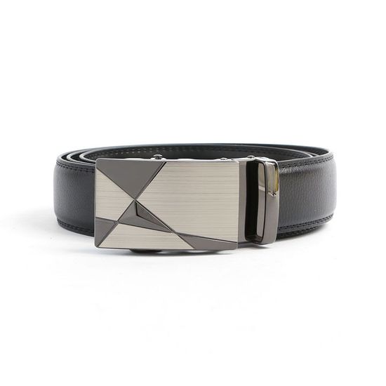 베일 자동버클 소가죽 벨트 남성 정장벨트(WD49C54)