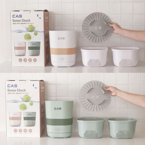 카스 가정용 과일 야채 초음파세척기 센스척