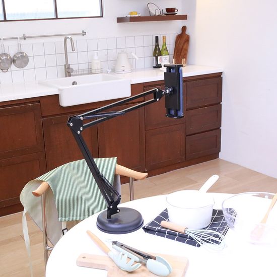 마운트뷰 자바라거치대 태블릿 핸드폰 침대 (탁상형)