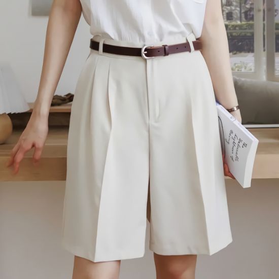 [SALE] 여성 데이트룩 클래식 버뮤다팬츠 바지