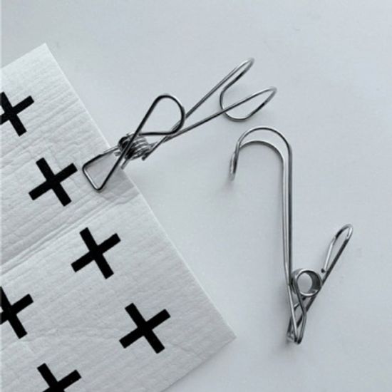 스텐레스 멀티 고리집게 1p