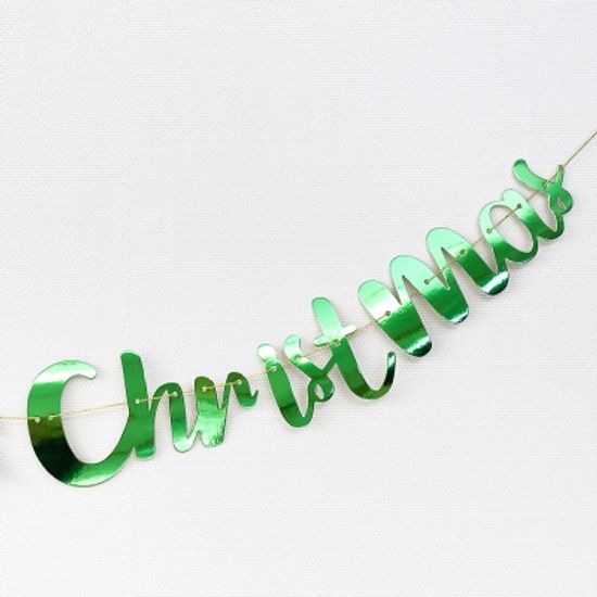 레드앤그린 캘리그래피 크리스마스가랜드