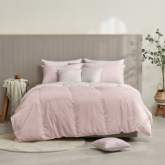 [알레르망]르바인 사계절구스차렵이불 Q 2종세트 핑크