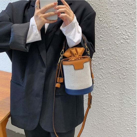 원통 디자인 키치한 여성 데일리 미니크로스백 잡화[W