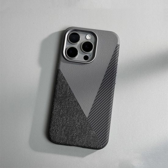 아이폰16 15 14 13 패치워크 3색 마그네틱 가죽케이스