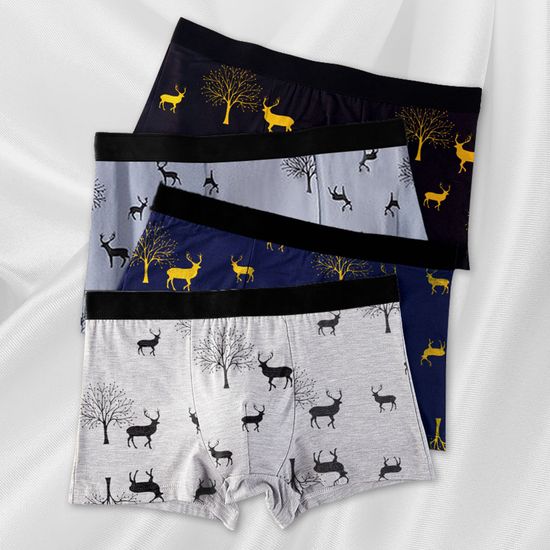 (4개입) 자극 없이 편한 드로즈 사각 팬티