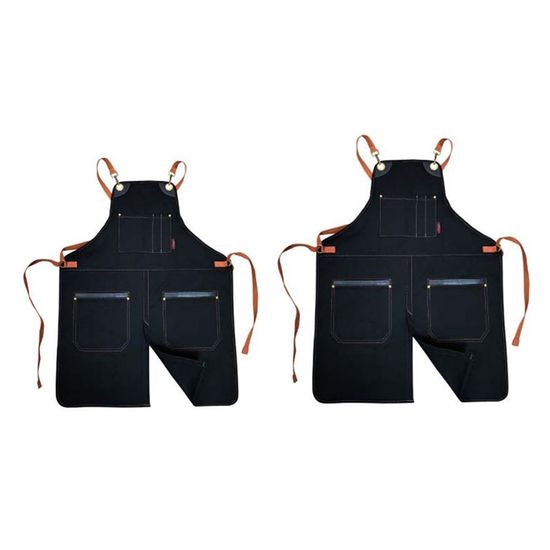 아티스트 앞치마.대.검정(면/62*80/AP-L-BK/산돌)