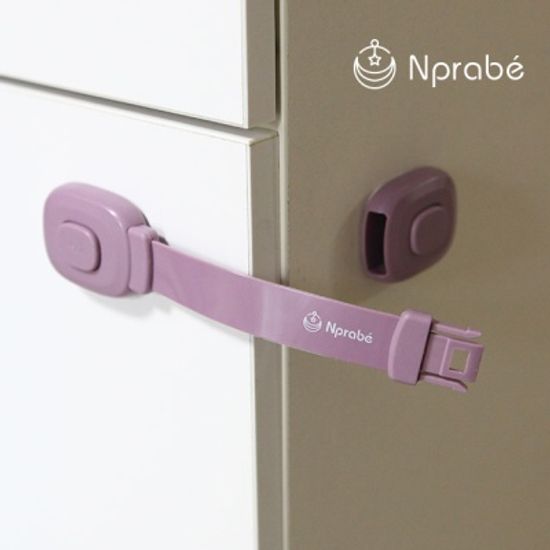 유아안전용품 푸쉬버튼형 서랍잡금 2p세트