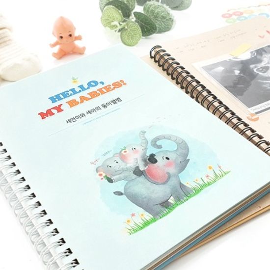 끼리둥이 초음파앨범(임신다이어리)