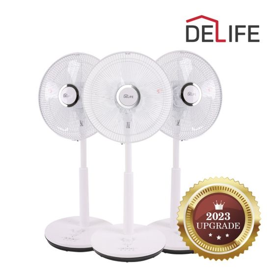 3단 풍량조절 무소음 기계식 선풍기 DLA-EF50W22