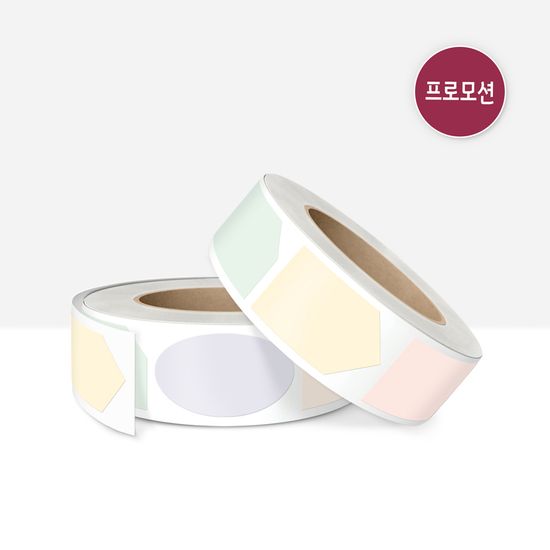 미니 메모잇 스티커 2롤(600개) 문구 떡메 메모지