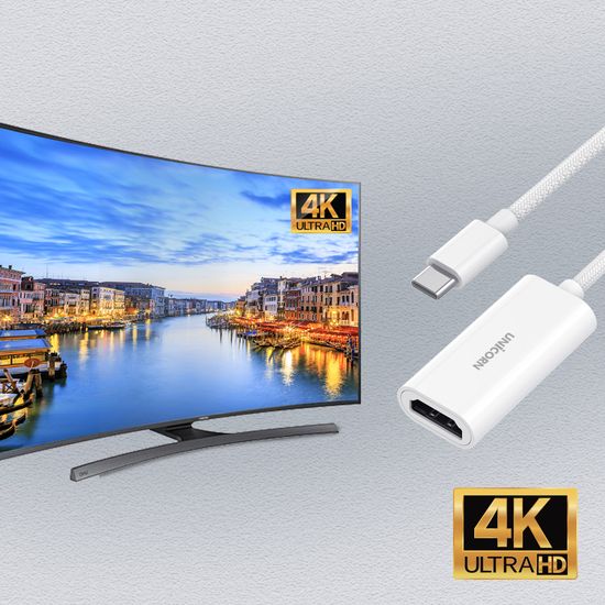 유니콘 USB Type-C to HDMI 변환젠더 컨버터 4K ULTRA