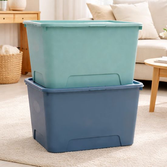 컴포즈 대형 리빙박스 옷 정리함 72L 2개 네임텍증정