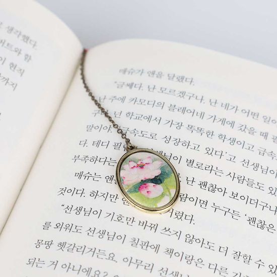 북키스 한국화 책갈피 한국 전통 감성 독서템