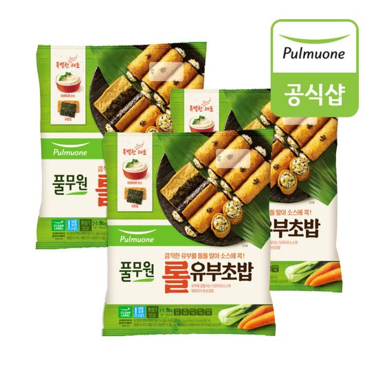 풀무원 롤 유부초밥 (2-3인분) (280g)x3봉