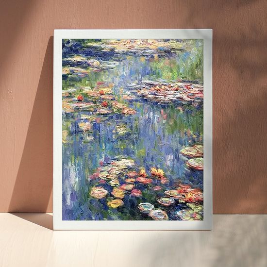 골피아 DIY 그림그리기 유화세트 40x50cm, 푸른 연못