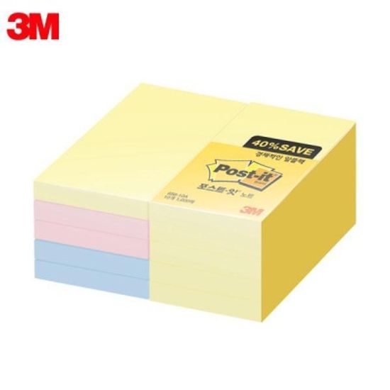3M 포스트잇 노트 알뜰팩 656-10A [00031892]