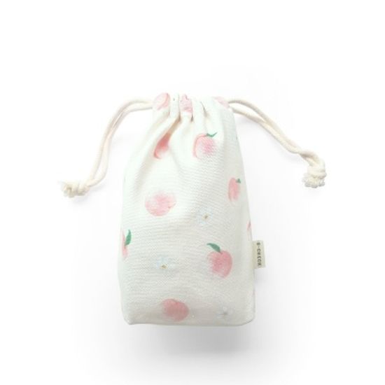 PEACH STRING POUCH(M)