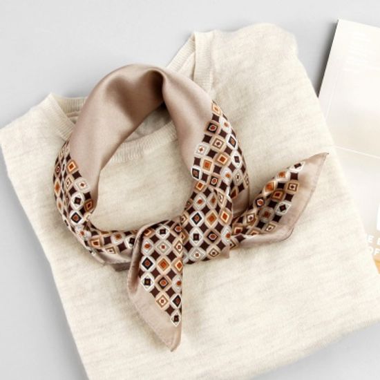 [베네]테트라포드 실크 쁘띠 스카프