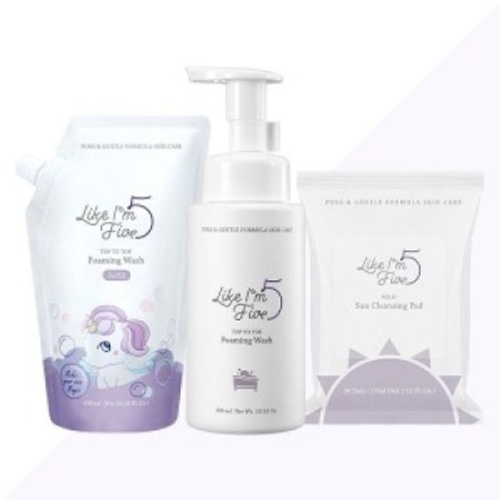 선클렌징패드 파우치형(30매) + 포밍워시 + 리필