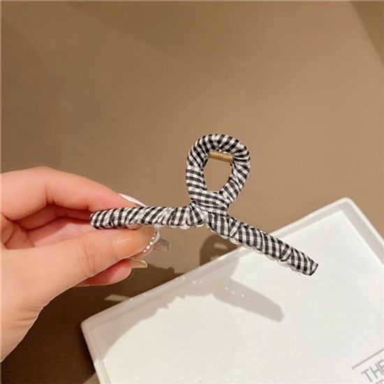하트 진주 큐빅 머리 고정 왕 집게핀 반묶음 헤어핀