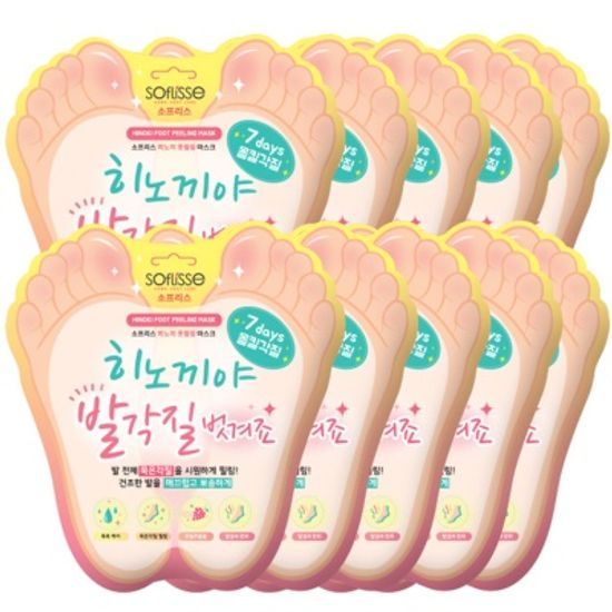 소프리스 히노끼 풋 필링 발각질제거 마스크 10매