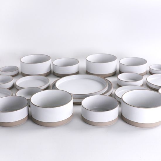 서하 도자기 무광 4인 식기세트, 그릇세트 A 22p