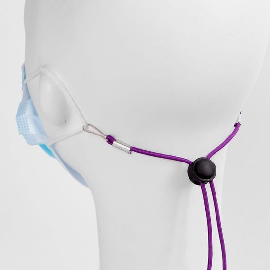 베이직 끈조절 마스크스트랩(퍼플)분실방지 마스크줄