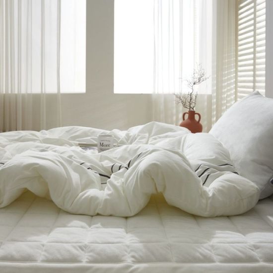 리빙밸류 따뜻한 2mm 극세사 겨울 차렵이불 Q 단품[WD