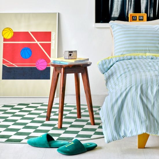 에이든_티크 스툴