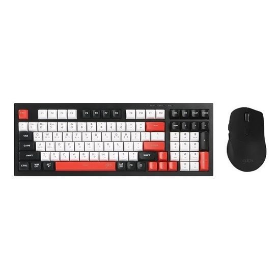 무소음 무선 블루투스 98 키보드 마우스 세트 Poker