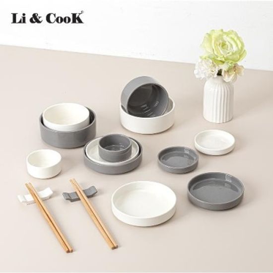 리앤쿡 모던 도자기 2인 홈세트 16p