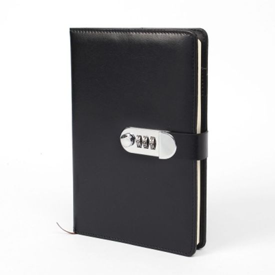 빈티지 비밀번호 다이어리형 노트(블랙) 업무 A5노트