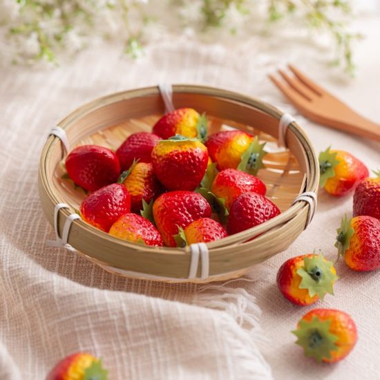 스티로폼 딸기 모형 20개(2.5cm)