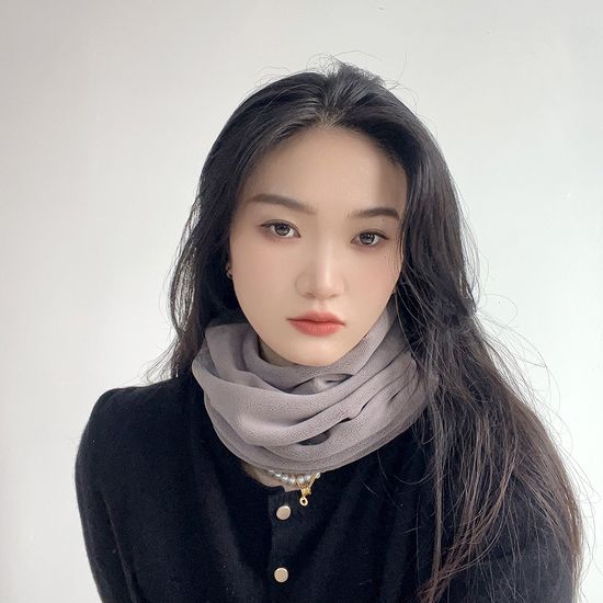 히트온 플리스 넥워머 겨울 방한 목토시 애쉬그레이