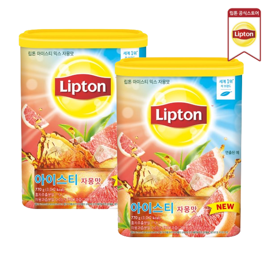 립톤 아이스티 자몽 맛 770g 2개