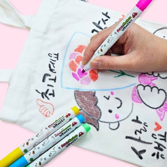 카네이션 스텐실 미니에코백