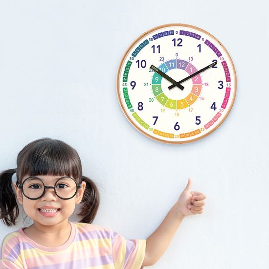 우드로하우스 무소음 교육용벽시계 뉴버전