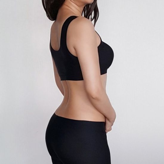 쿨 메쉬 무봉제 누디 탑브라