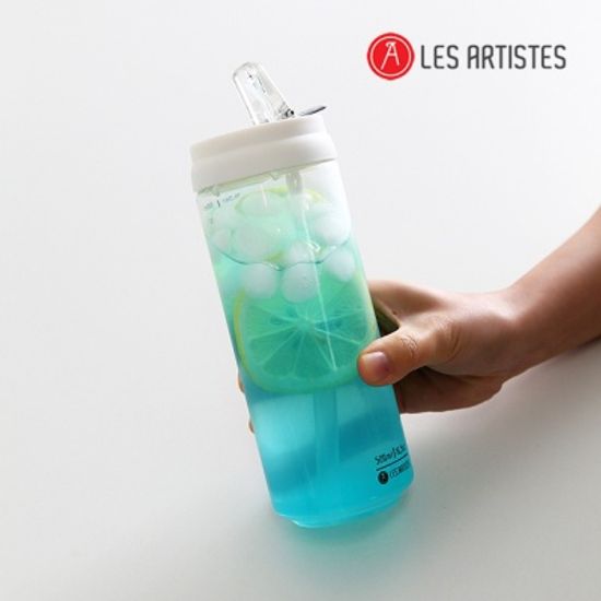 프랑스 레자티스트 클리어 캔잇 트라이탄 빨대텀블러